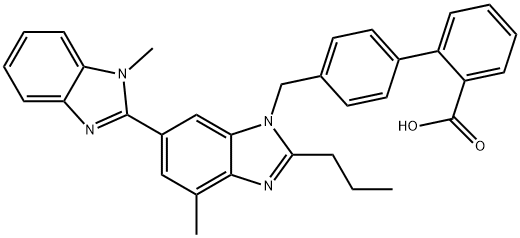 4'-[[1,4'-Dimethyl-2'-propyl(2,6'-bi-1H-benzimidazol)-1'-yl]-methyl]-1,1'-biphenyl-2-carboxylic acid 1,1-dimethylethyl ester(144701-48-4)